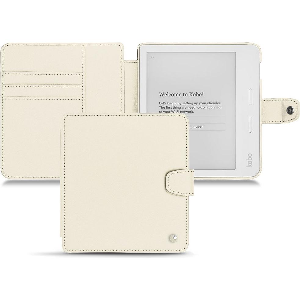 Noreve Lederschutzhülle Wallet (Libra H2O), Tablet Hülle, Weiss