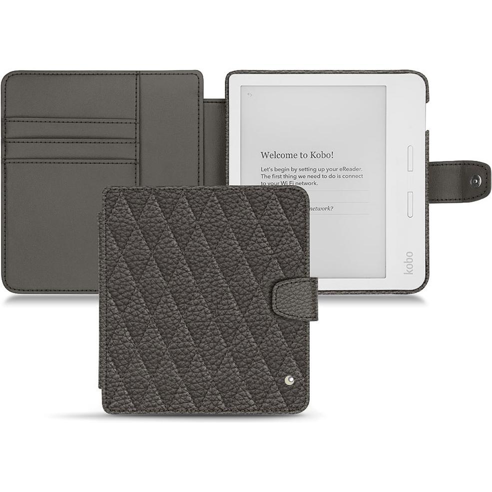 Noreve Lederschutzhülle Wallet (Libra H2O), Tablet Hülle, Grau