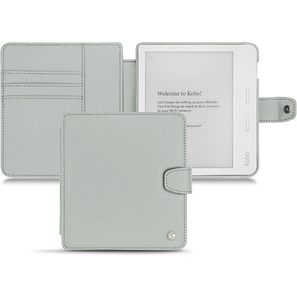 Noreve Lederschutzhülle Wallet (Libra H2O), Tablet Hülle, Grau
