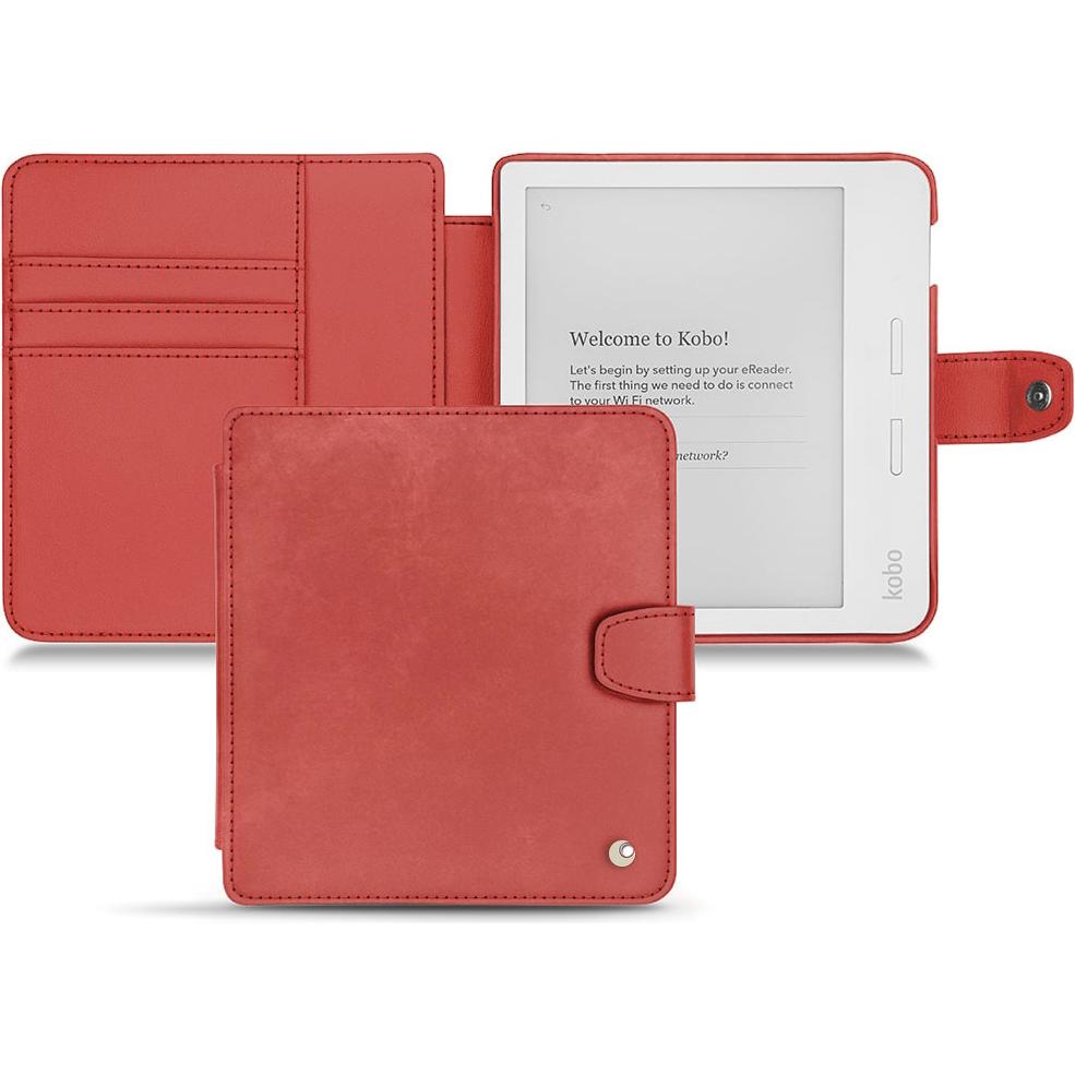 Thumbnail - Noreve Lederschutzhülle Wallet (Libra H2O), eReader Zubehör, Rot