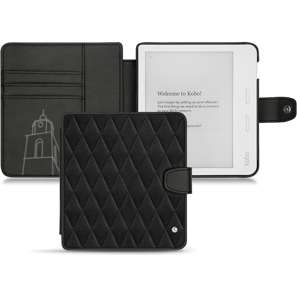 Noreve Lederschutzhülle Wallet (Libra H2O), Tablet Hülle, Schwarz