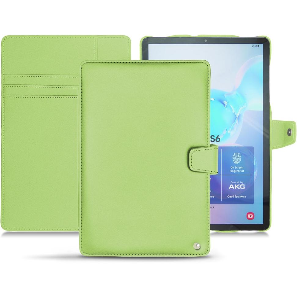Noreve Lederschutzhülle Wallet (Galaxy Tab S6), Tablet Hülle, Grün