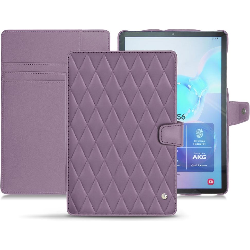 Noreve Lederschutzhülle Wallet (Galaxy Tab S6), Tablet Hülle, Violett