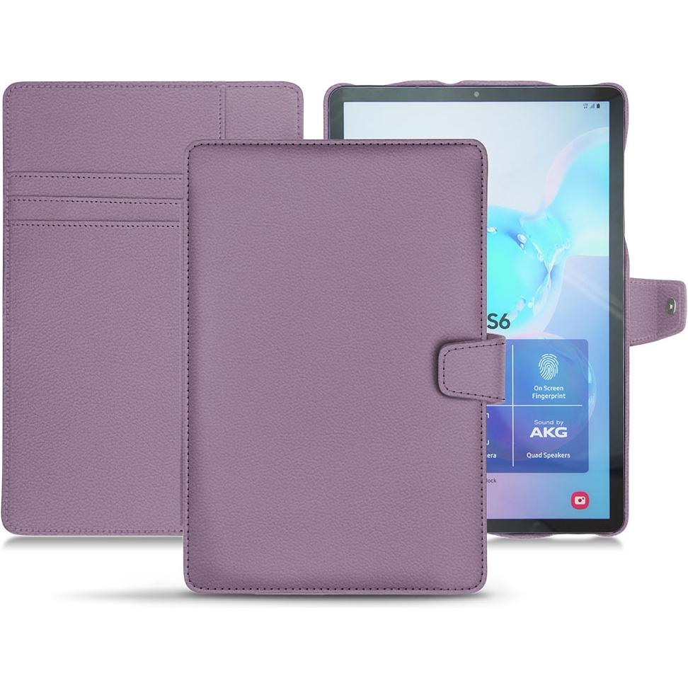 Noreve Lederschutzhülle Wallet (Galaxy Tab S6), Tablet Hülle, Violett