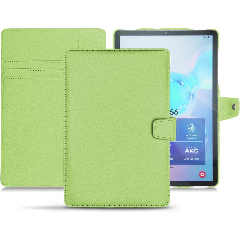 Noreve Lederschutzhülle Wallet (Galaxy Tab S6), Tablet Hülle, Grün