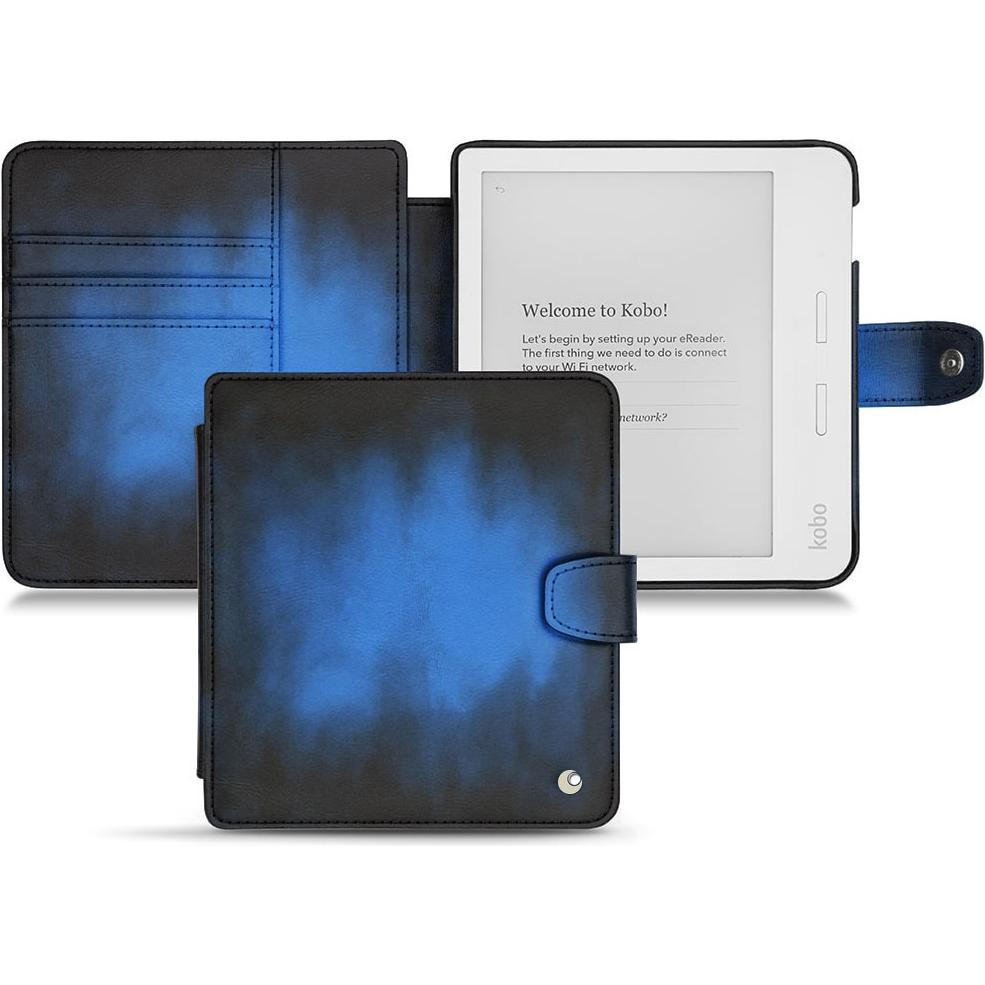 Noreve Lederschutzhülle Wallet (Libra H2O), Tablet Hülle, Blau
