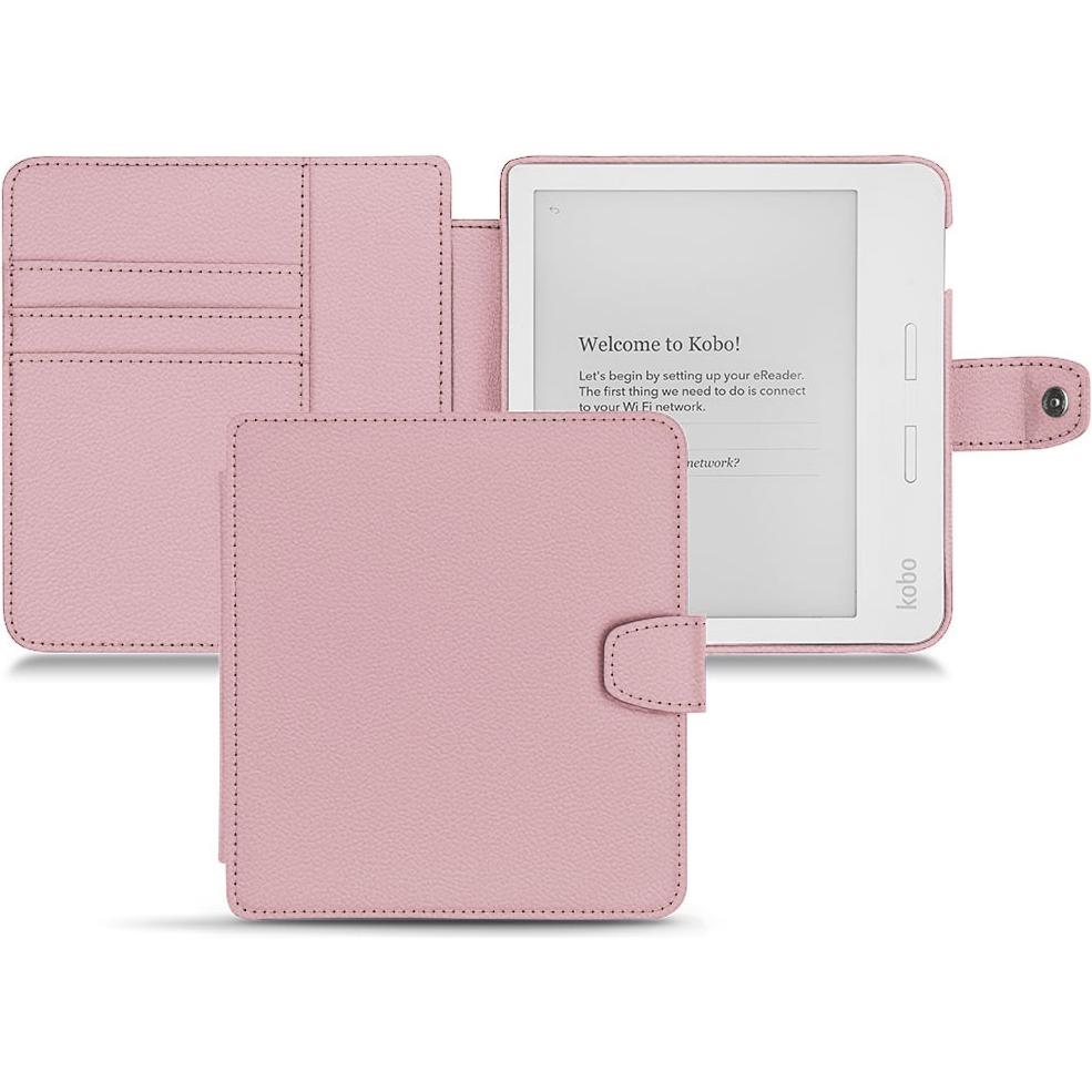 Noreve Lederschutzhülle Wallet (Libra H2O), Tablet Hülle, Rosa