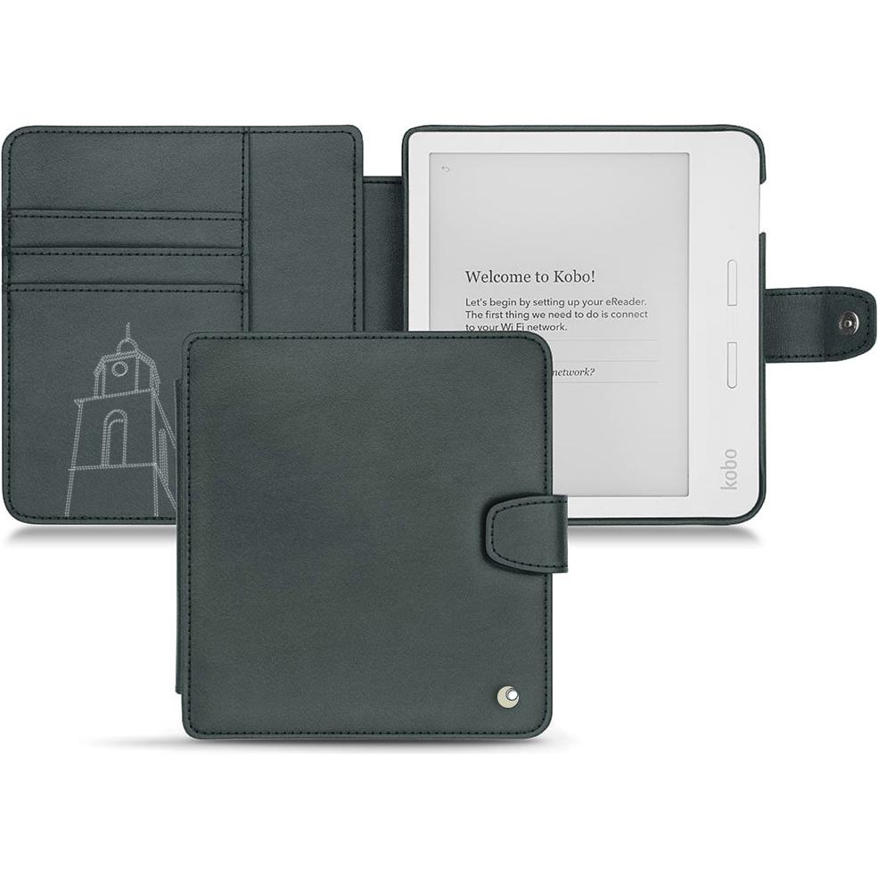 Noreve Lederschutzhülle Wallet (Libra H2O), eReader Zubehör, Blau