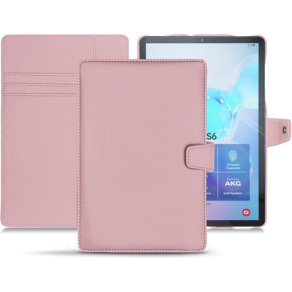 Noreve Lederschutzhülle Wallet (Galaxy Tab S6), Tablet Hülle, Rosa