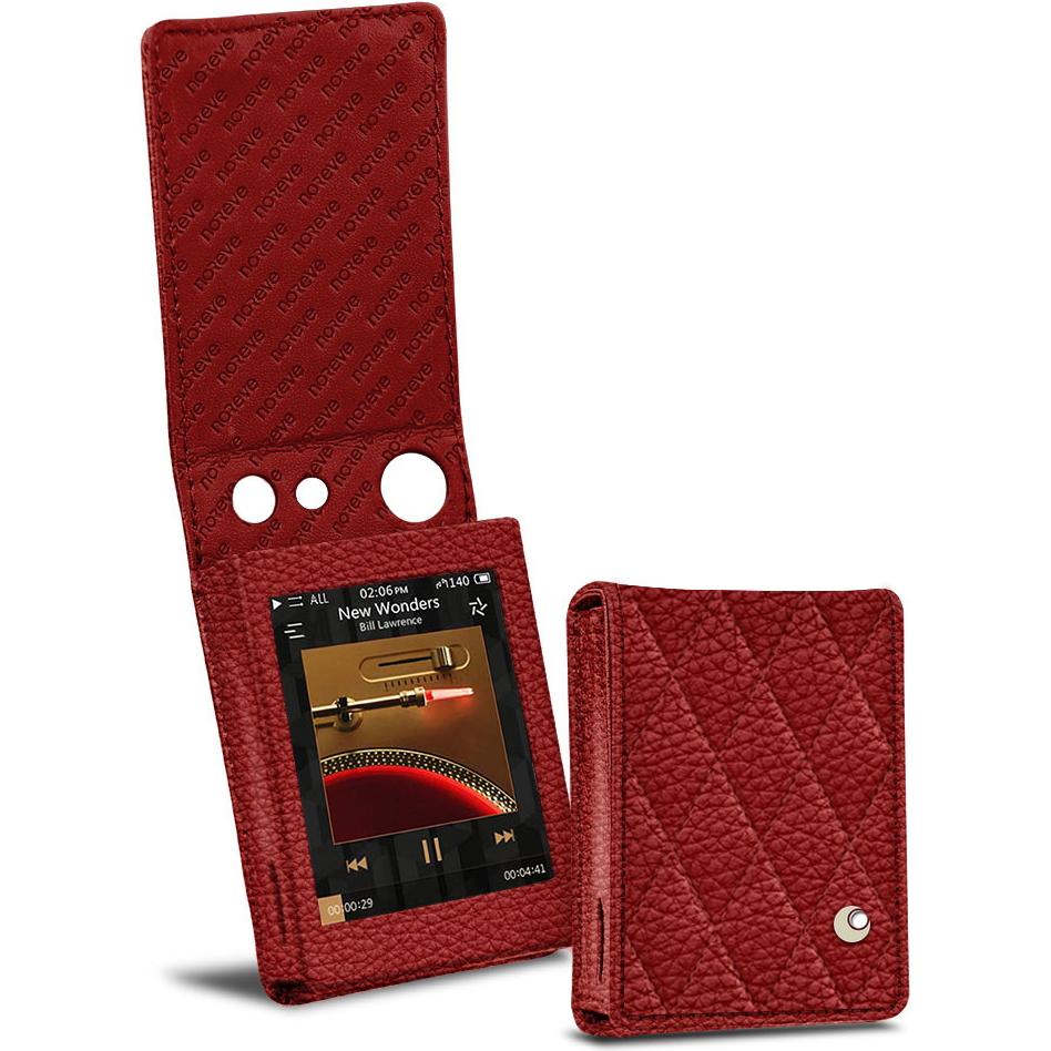 Noreve Lederschutzhülle vertikal, MP3 Tasche + Hülle, Rot