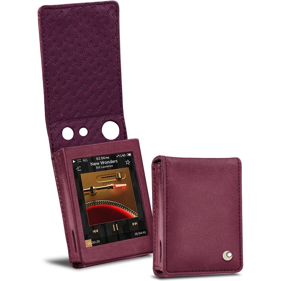 Noreve Lederschutzhülle vertikal, MP3 Tasche + Hülle, Violett