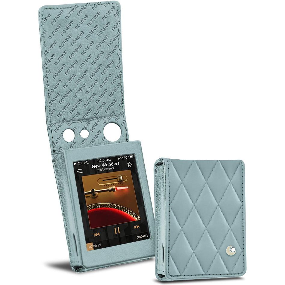Noreve Lederschutzhülle vertikal, MP3 Tasche + Hülle, Blau