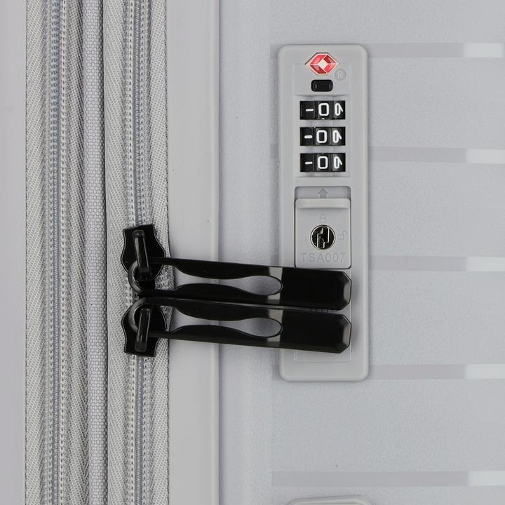 Produktbild D&N Travel Line 4500 4 Rollen Kofferset 3-teilig mit Dehnfalte (205 l)