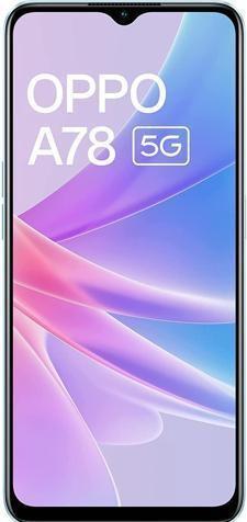 Actual product image OPPO A78 5G (128 GB, Glowing blue, 6.56", Dual SIM, 5G)