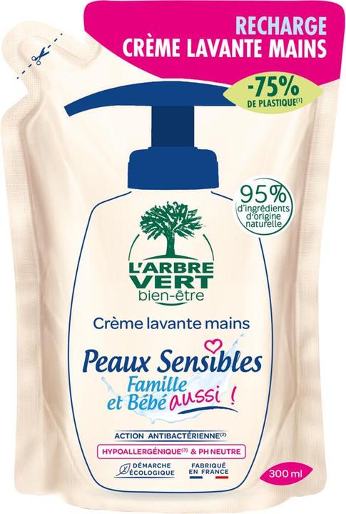 Actual product image L'arbre vert Refill bag eco hand soap (Liquid soap, 300 ml)