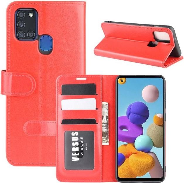 Produktbild MU Classic Crazy Horse Leder Bookcover Series (Samsung Galaxy A21s)