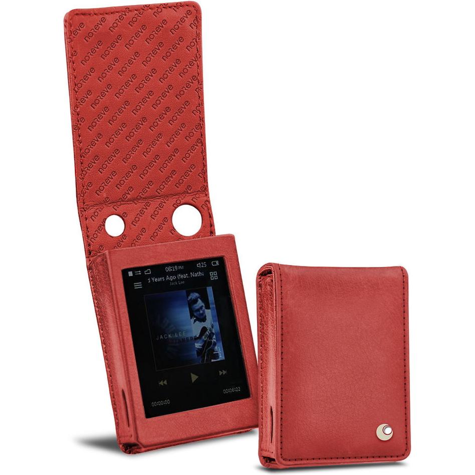 Noreve Lederschutzhülle vertikal, MP3 Tasche + Hülle, Rot