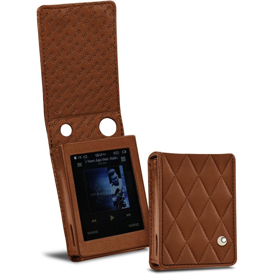 Noreve Lederschutzhülle vertikal, MP3 Tasche + Hülle, Braun