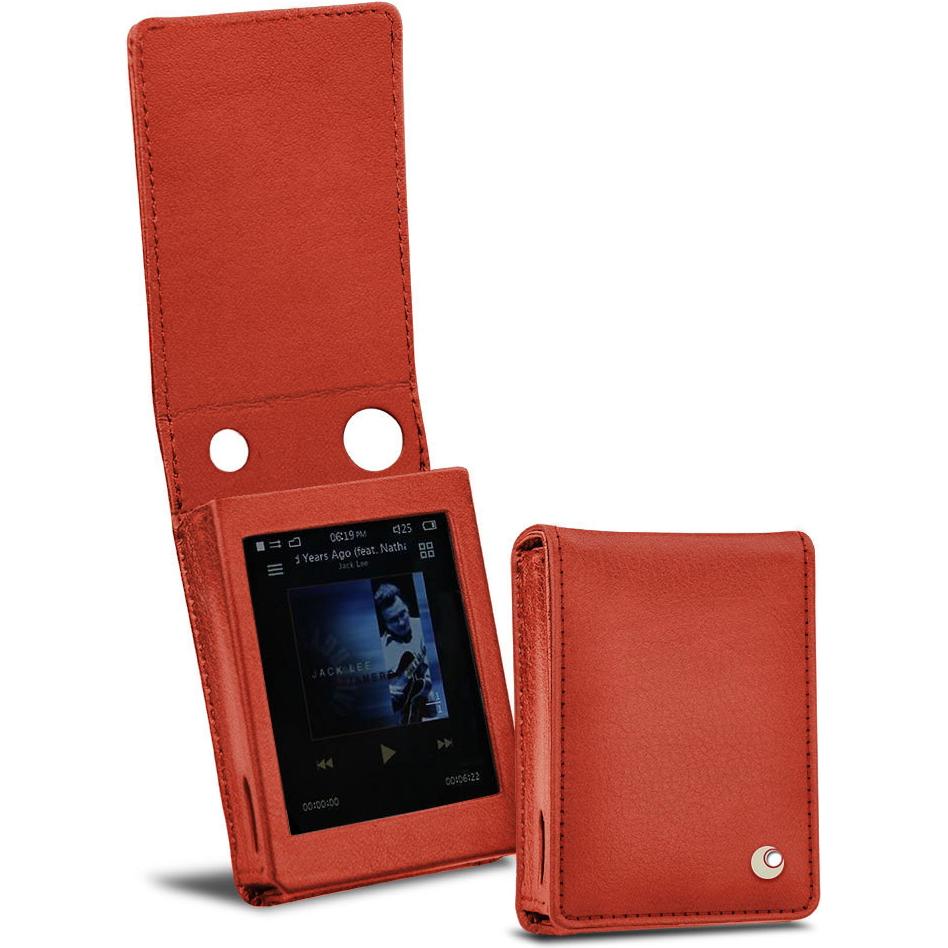 Noreve Lederschutzhülle vertikal, MP3 Tasche + Hülle, Orange