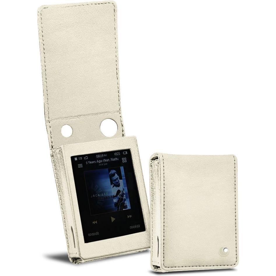 Noreve Lederschutzhülle vertikal, MP3 Tasche + Hülle, Weiss