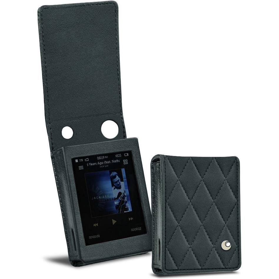 Noreve Lederschutzhülle vertikal, MP3 Tasche + Hülle, Blau