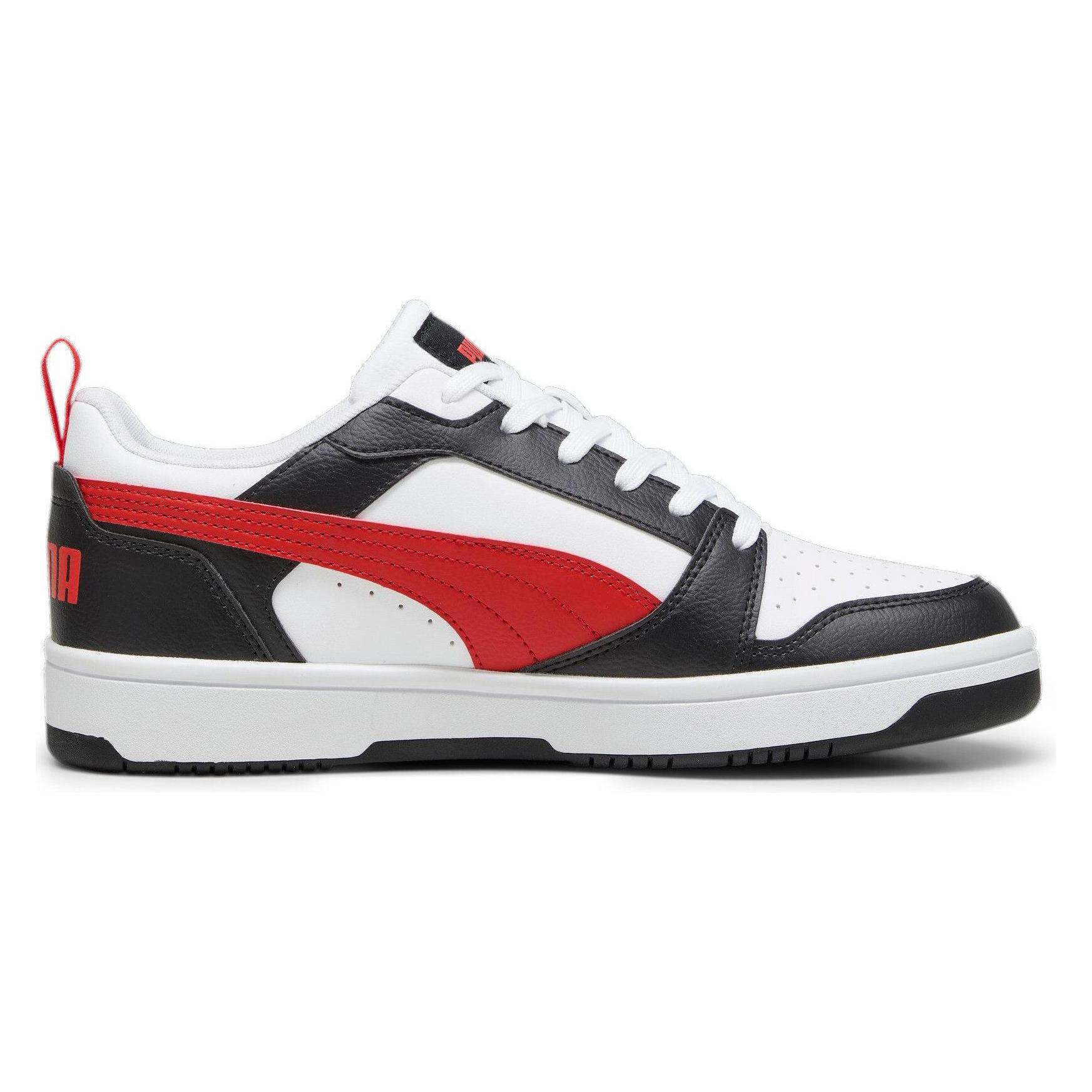 Puma, Unisex, Sneakers, Rebound V6 Laag, Wit, Veelkleurig, (46)