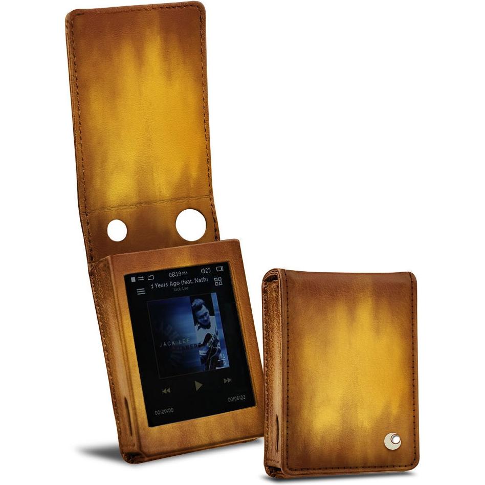 Noreve Lederschutzhülle vertikal, MP3 Tasche + Hülle, Gold
