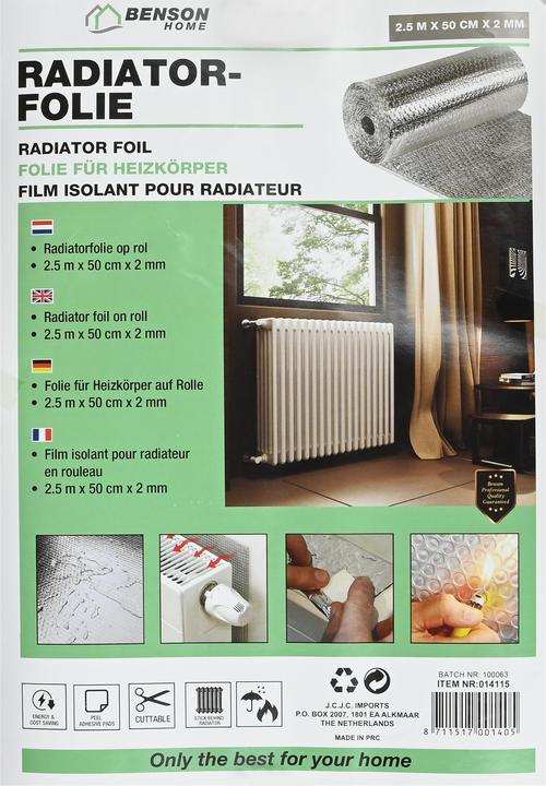 Actual product image Benson Home Radiator foil 2.5 m x 50 cm x 2 mm