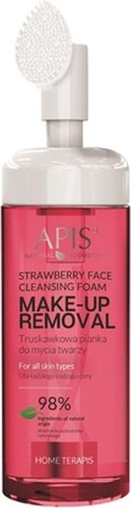 NoName Apis Strawberry Face Cleansing Foam Refreshing Moisturizing Revitalizing 150ml (Reinigungsschaum, 150 ml)