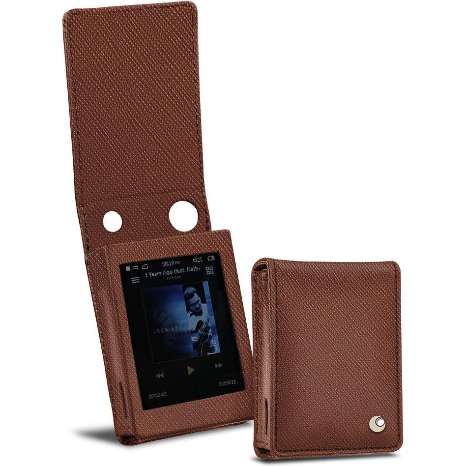 Noreve Lederschutzhülle vertikal, MP3 Tasche + Hülle, Braun