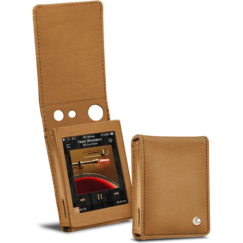 Noreve Lederschutzhülle vertikal, MP3 Tasche + Hülle, Braun