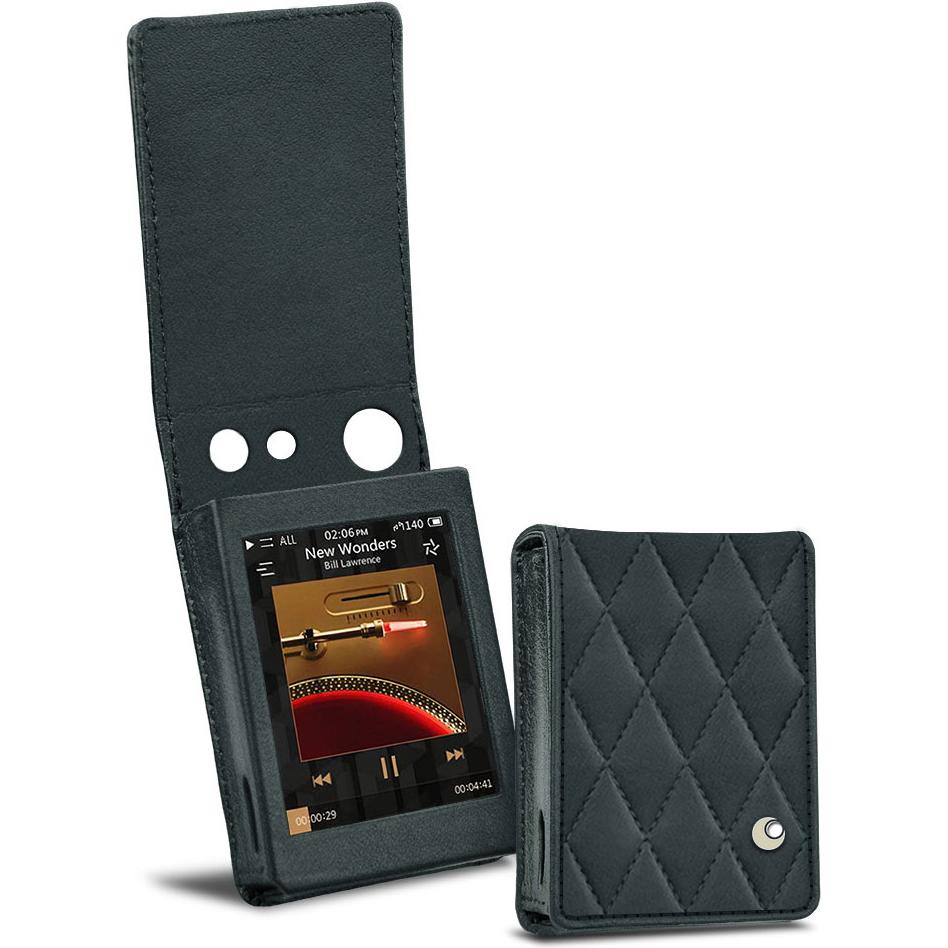 Noreve Lederschutzhülle vertikal, MP3 Tasche + Hülle, Blau