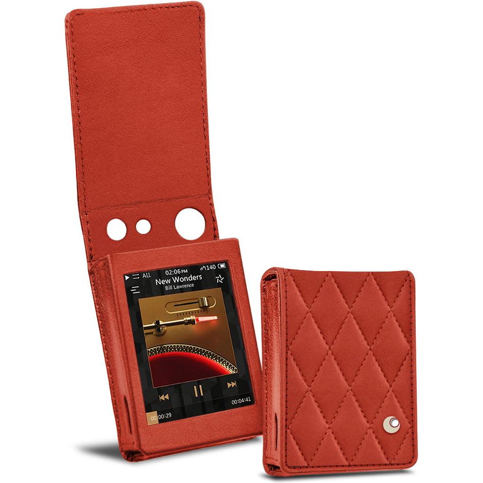 Noreve Lederschutzhülle vertikal, MP3 Tasche + Hülle, Orange