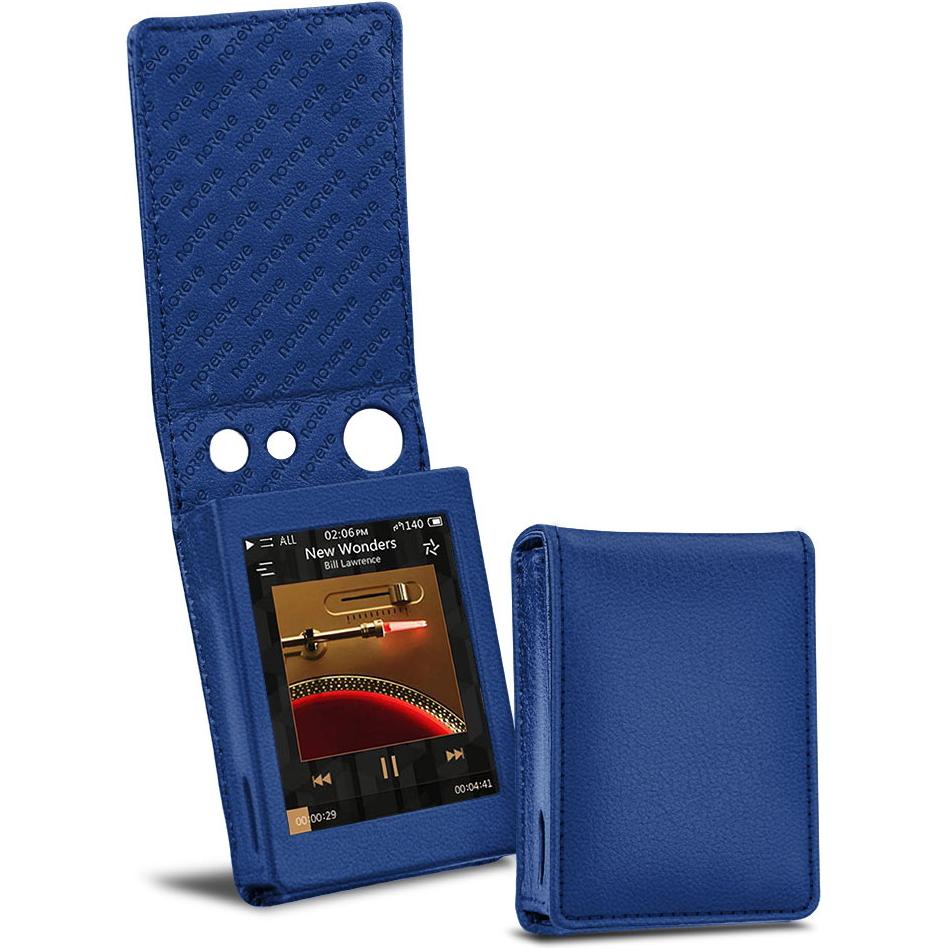 Noreve Lederschutzhülle vertikal, MP3 Tasche + Hülle, Blau