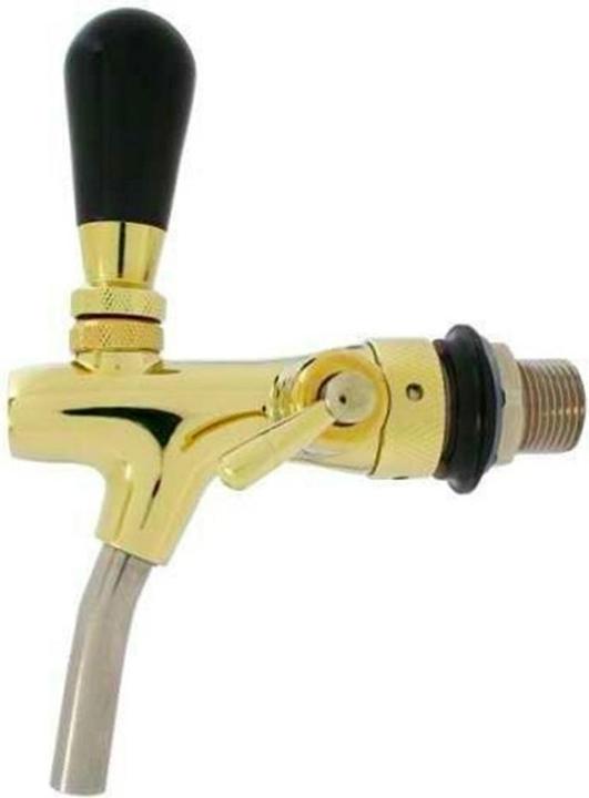Image du produit Ich-zapfe Kompensatorhahn, Bierzapfhahn, Schankhahn - selbstschliessend, gold