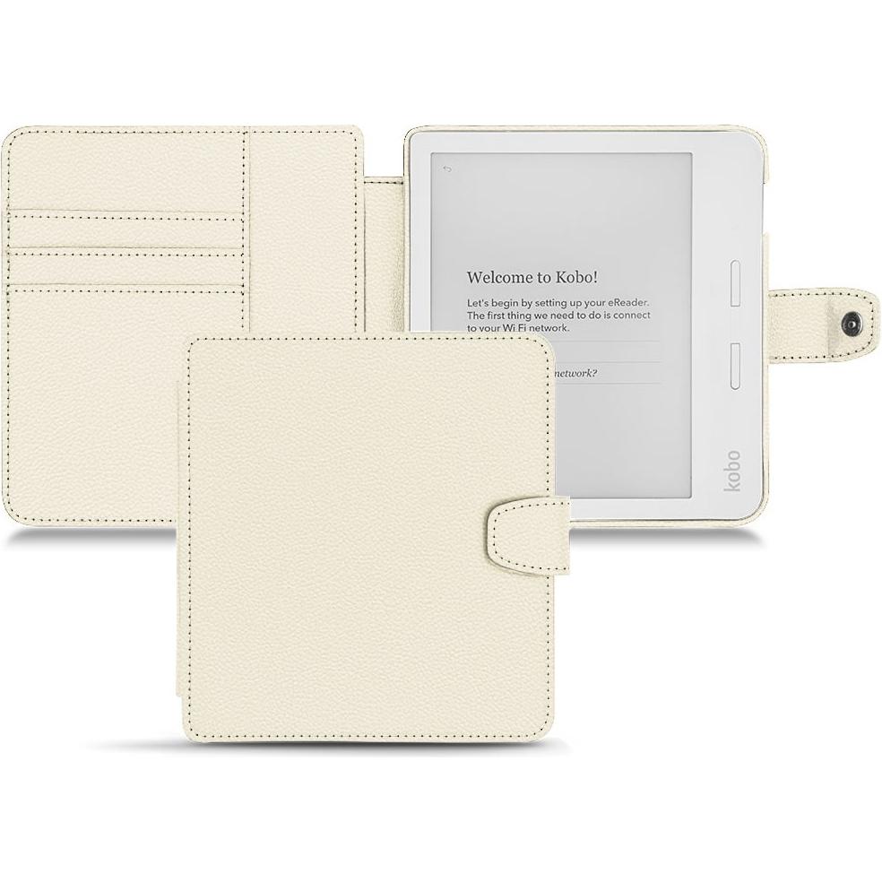 Thumbnail - Noreve Lederschutzhülle Wallet (Libra H2O), Tablet Hülle, Weiss