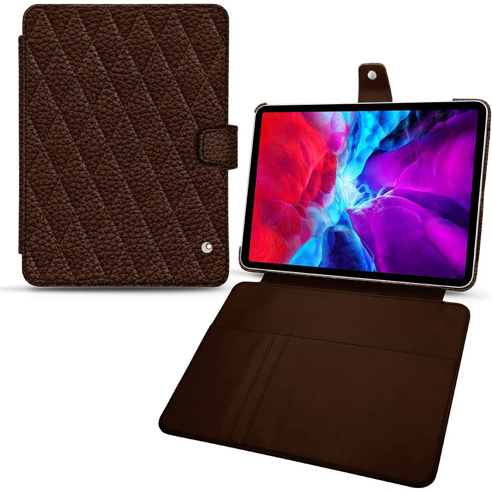 Noreve Lederschutzhülle Wallet (iPad Pro 11 2020 (2. Gen)), Tablet Hülle, Braun
