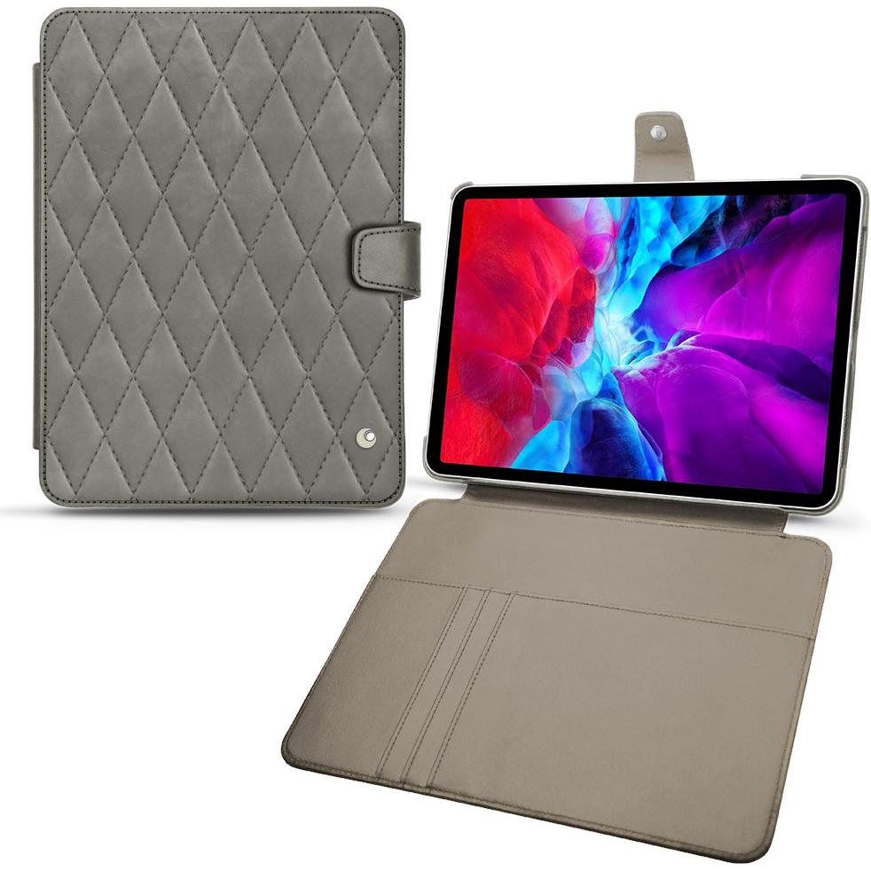 Noreve Lederschutzhülle Wallet (iPad Pro 11 2020 (2. Gen)), Tablet Hülle, Grau