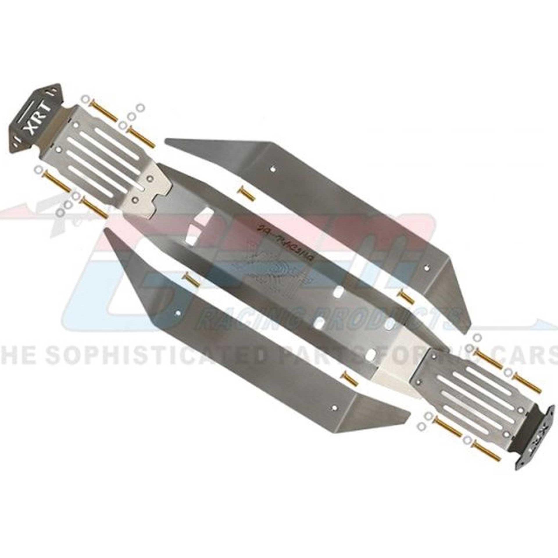 Traxxas Edelstahl Chassis Schutzplatten-Set lightweight GPM XRT