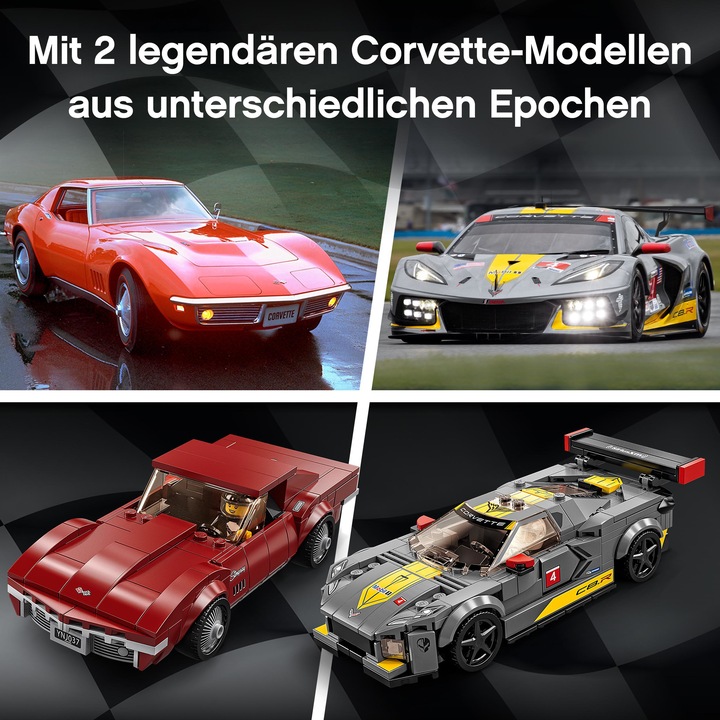 Produktbild LEGO Chevrolet Corvette C8.R & 1969 (76903, LEGO Speed Champions)