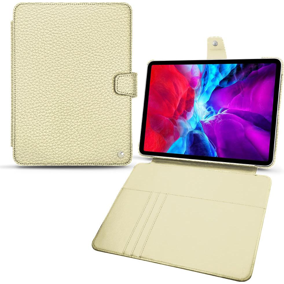 Noreve Lederschutzhülle Wallet (iPad Pro 11 2020 (2. Gen)), Tablet Hülle, Weiss