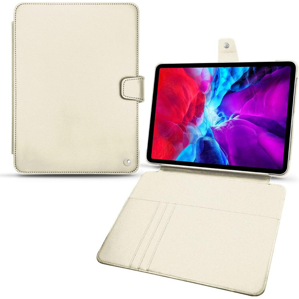 Noreve Lederschutzhülle Wallet (iPad Pro 11 2020 (2. Gen)), Tablet Hülle, Weiss