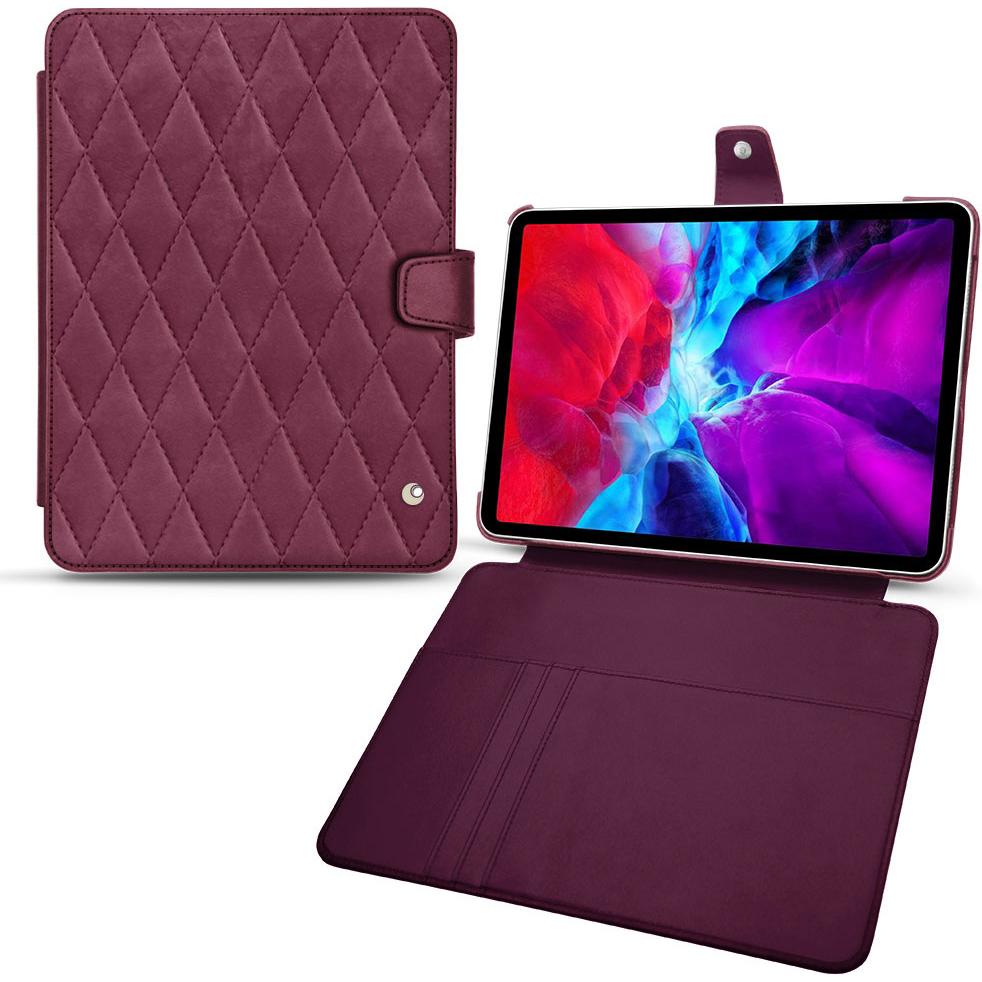 Noreve Lederschutzhülle Wallet (iPad Pro 11 2020 (2. Gen)), Tablet Hülle, Violett