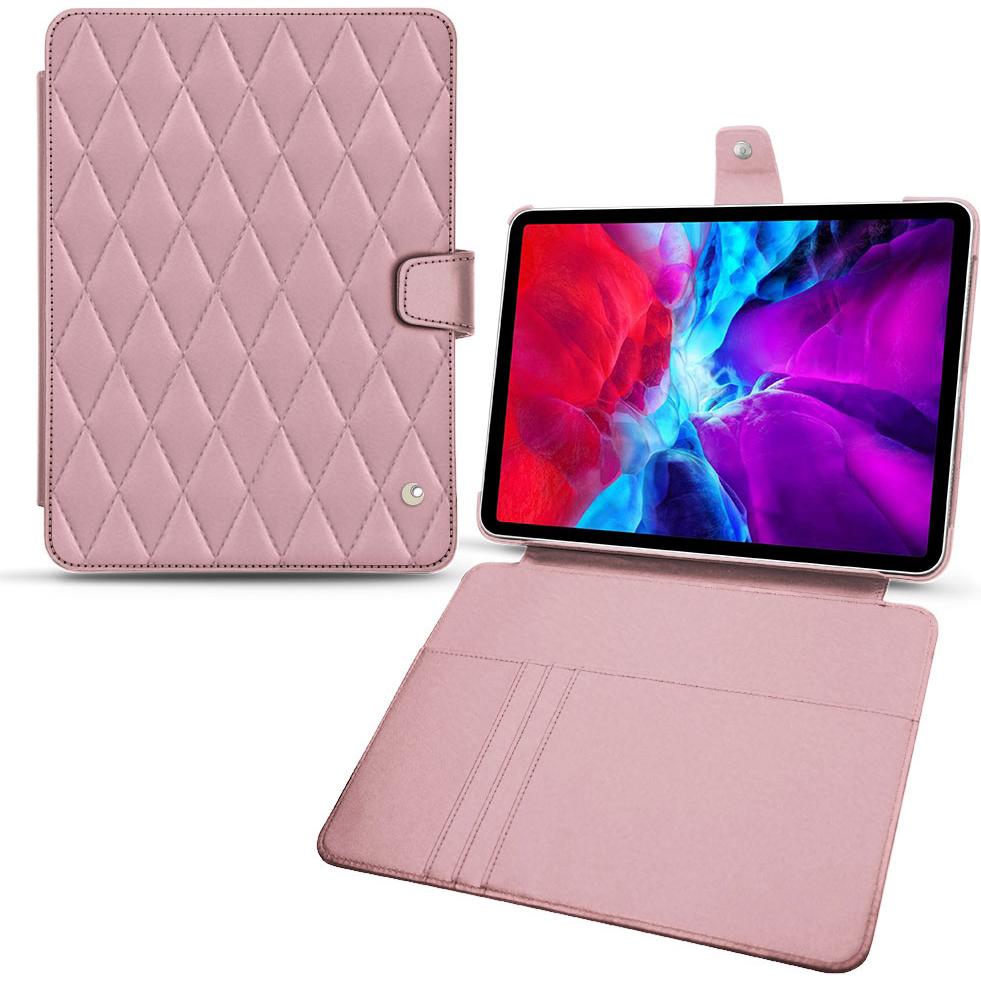Noreve Lederschutzhülle Wallet (iPad Pro 11 2020 (2. Gen)), Tablet Hülle, Rosa