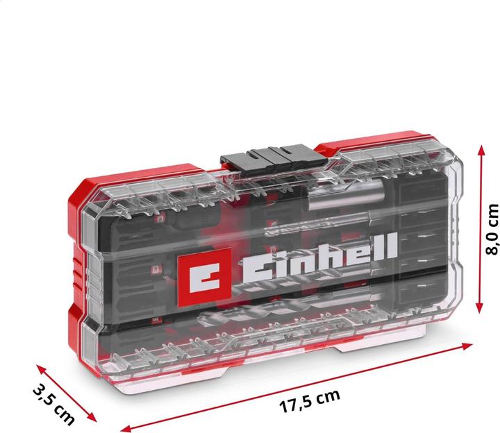 Image du produit Einhell Jeu de douilles à embout 1/4" (6,3 mm) 18 pièces 108709 (6 mm, 3 mm, 5 mm, 4 mm)