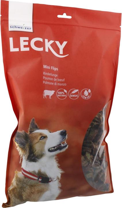 Immagine prodotto Lecky Mini Flips Rinderlunge (Junior, Adulto, Senior, 1 pz., 450 g)