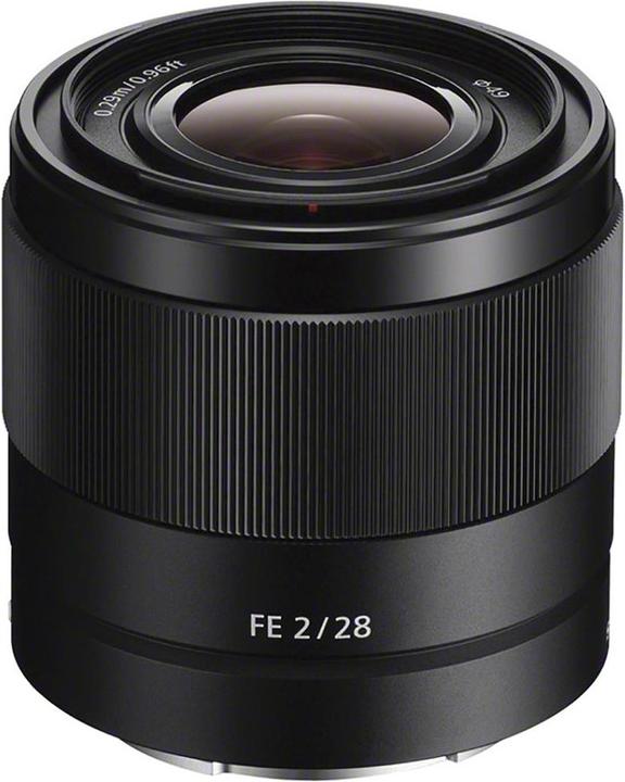Actual product image Sony FE 28mm f/2, Full Frame E-Mount (Sony E, full size, APS-C / DX)