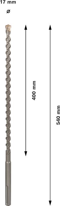 Produktbild Bosch Professional Zubehör Hammerbohrer SDS max-7, 17 x 400 x 540 mm (17 mm)