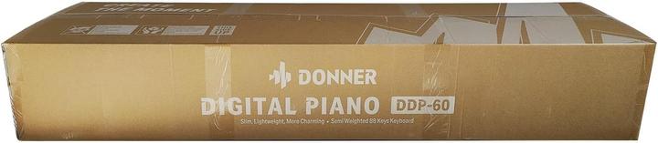 Produktbild Donner Digitalpiano mit 88 Tasten, sensibler Anschlag, 128 Stimmen, Aufnahme, 8 Hall, drei Pedale (88 Tasten)