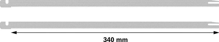 Actual product image Bosch Professional Zubehör PRO Foam saw blade, 300 mm, 2-piece.